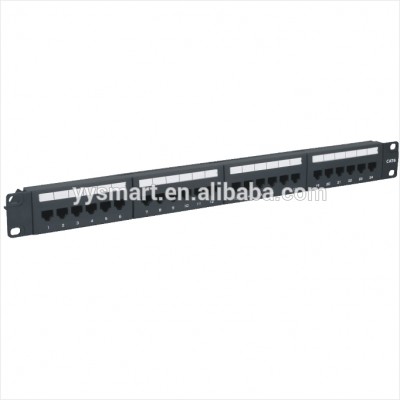 RJ45 8P8C CAT6 24 port Dual IDC Unshielded Patch Panel