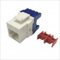 CAT6 UTP Keystone Jack 180 degree Dual IDC