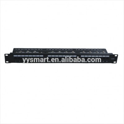 rj45 24 Ports Cat5e Enhanced 90 Degree FTP Patch Panel