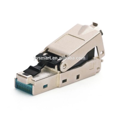 CAT6A CAT7 FTP RJ45 Toolless Connector Modular Plug