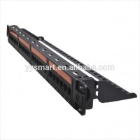 24 Port CAT 6A Patch Panel 19inch With Cable Manager